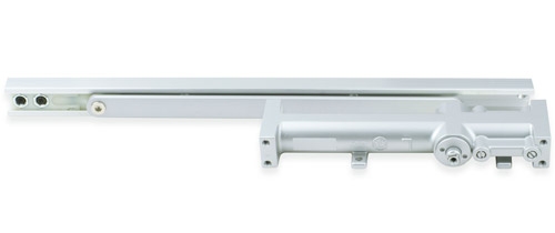 Power size 2/3 concealed door closer, rack & pinion with slide arm