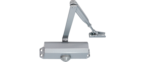 EN 3 door closer, rack & pinion with link arm